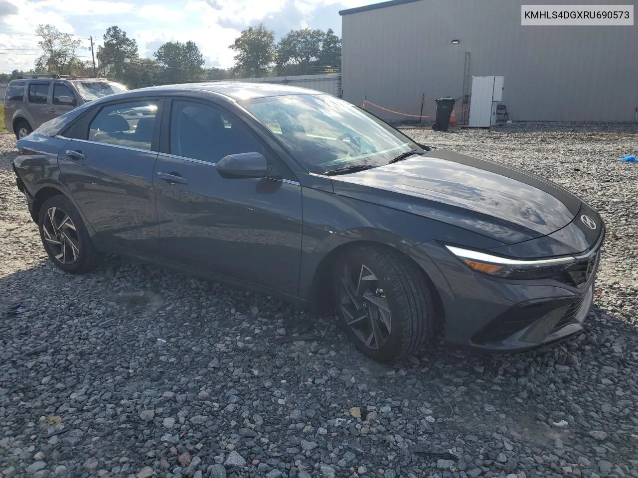 2024 Hyundai Elantra Sel VIN: KMHLS4DGXRU690573 Lot: 73132924