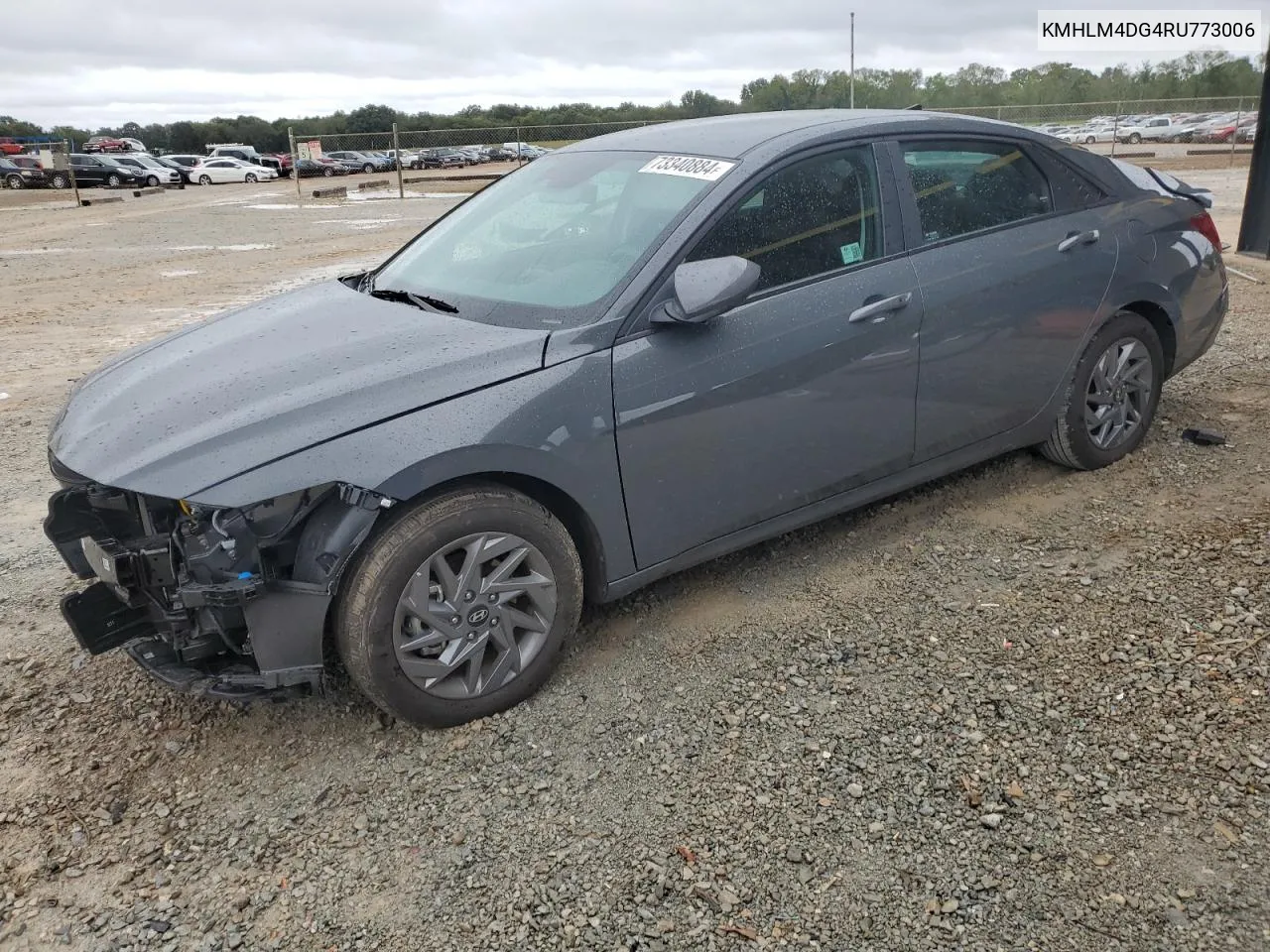 2024 Hyundai Elantra Sel VIN: KMHLM4DG4RU773006 Lot: 73340884