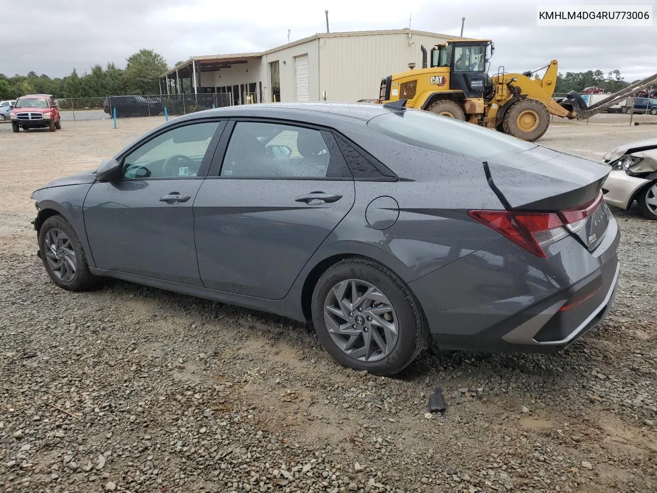 2024 Hyundai Elantra Sel VIN: KMHLM4DG4RU773006 Lot: 73340884