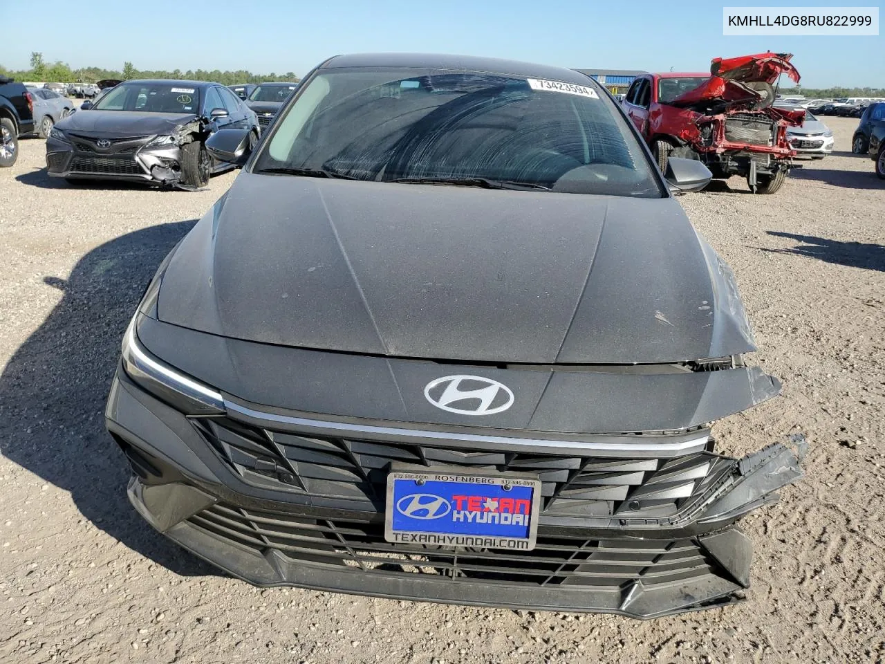 2024 Hyundai Elantra Se VIN: KMHLL4DG8RU822999 Lot: 73423594