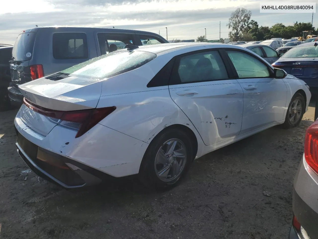 2024 Hyundai Elantra Se VIN: KMHLL4DG8RU840094 Lot: 73664604