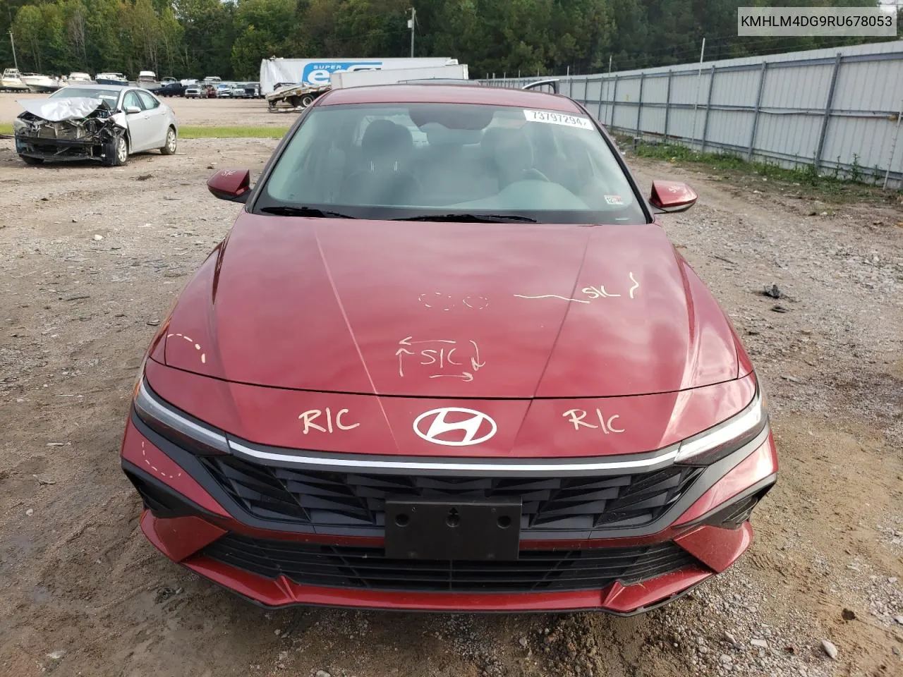 2024 Hyundai Elantra Sel VIN: KMHLM4DG9RU678053 Lot: 73797294