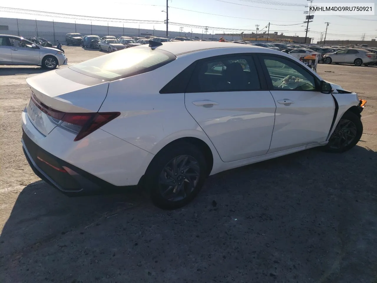 KMHLM4DG9RU750921 2024 Hyundai Elantra Sel