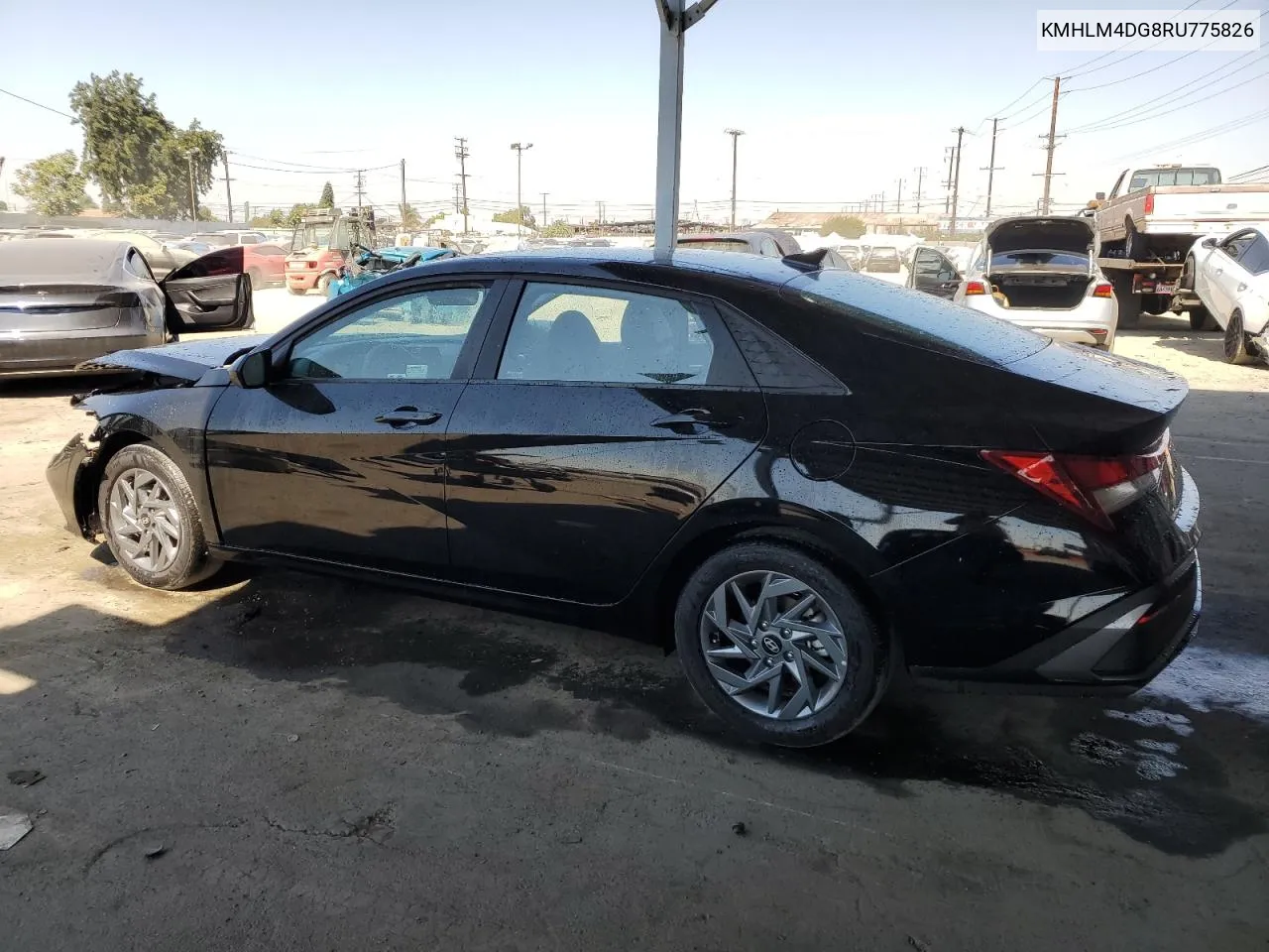 2024 Hyundai Elantra Sel VIN: KMHLM4DG8RU775826 Lot: 74151984