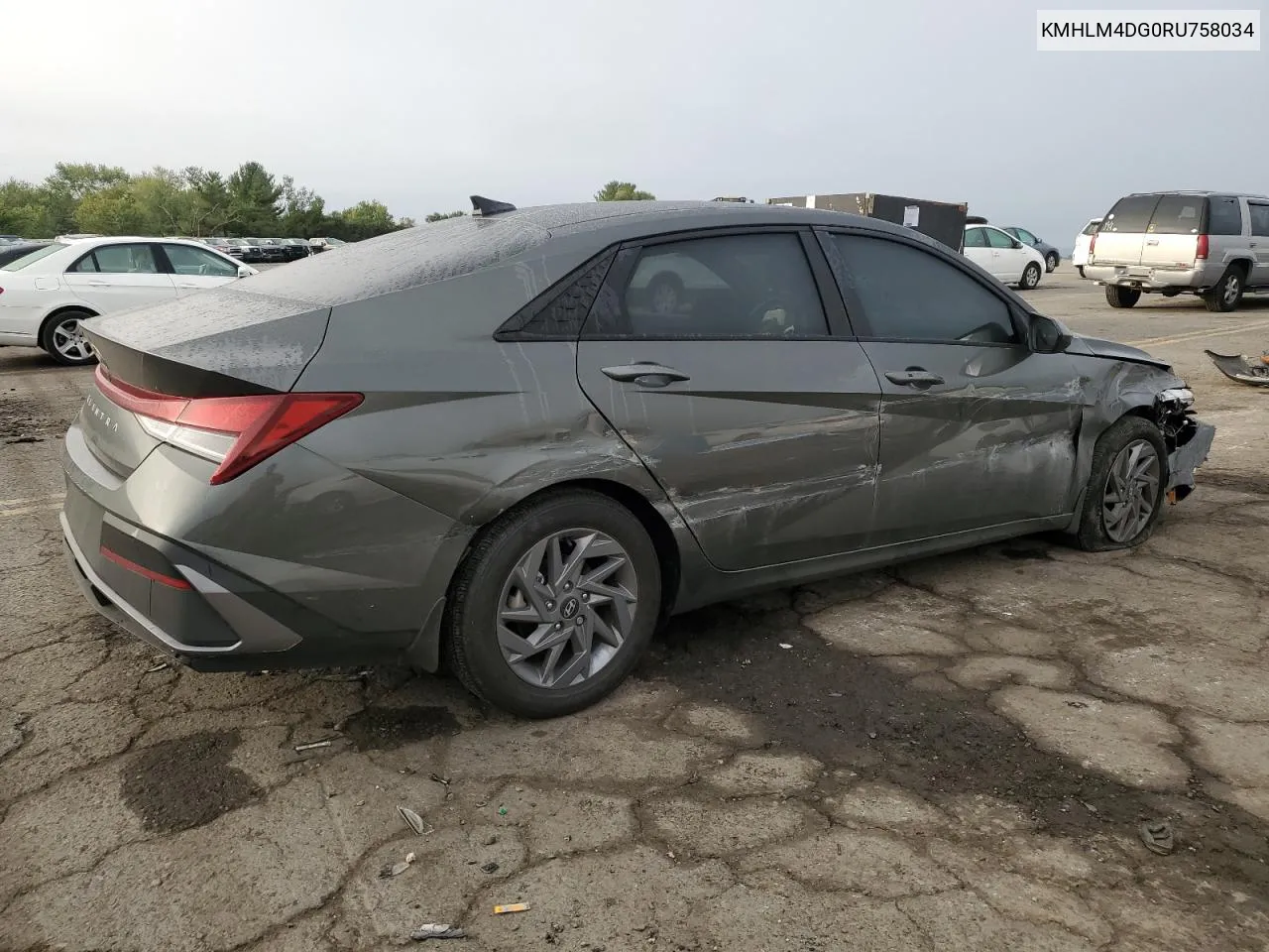 KMHLM4DG0RU758034 2024 Hyundai Elantra Sel