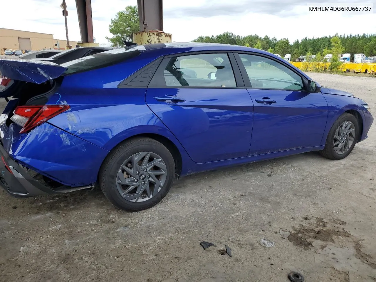 2024 Hyundai Elantra Sel VIN: KMHLM4DG6RU667737 Lot: 74793074