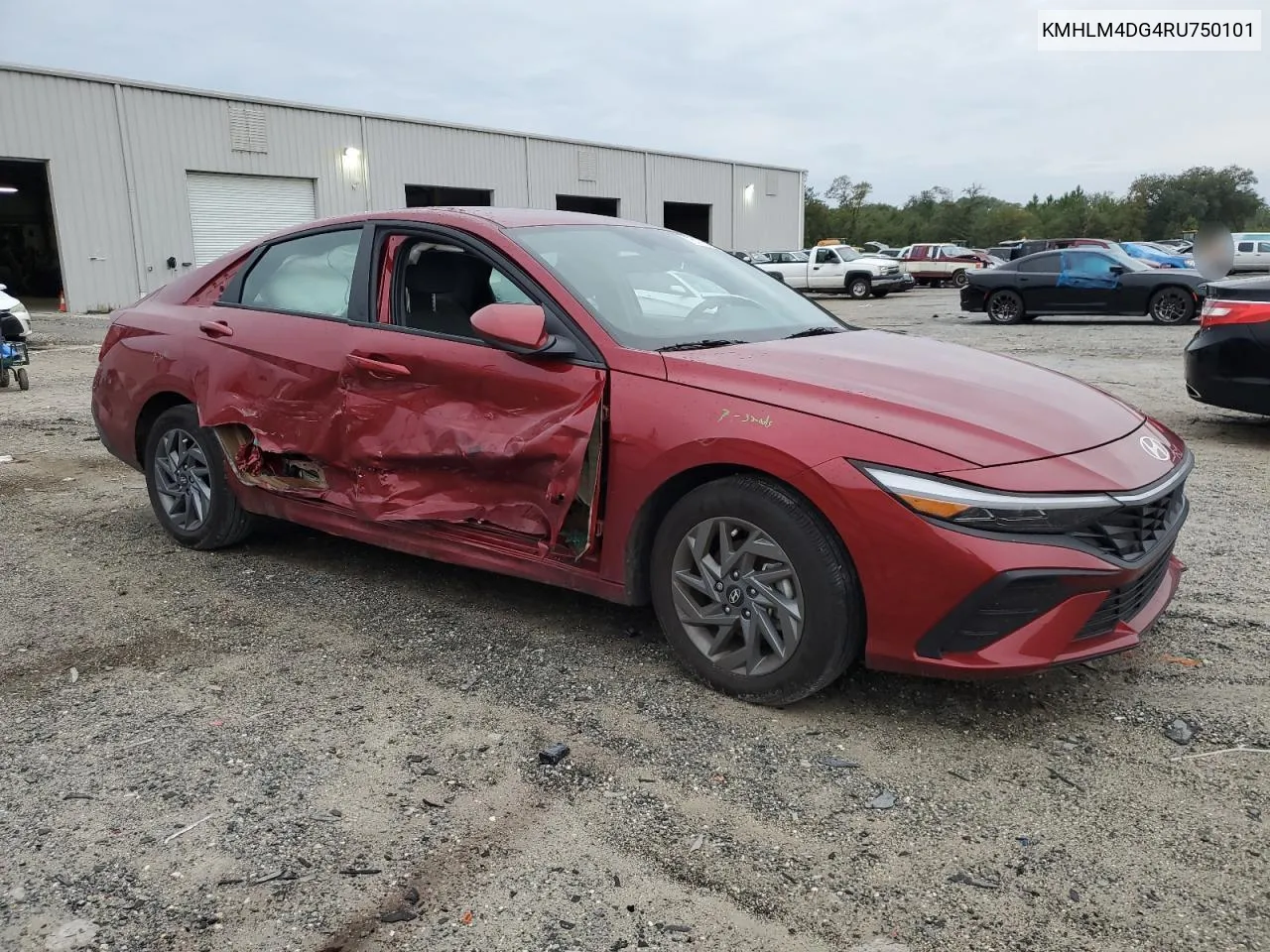 KMHLM4DG4RU750101 2024 Hyundai Elantra Sel