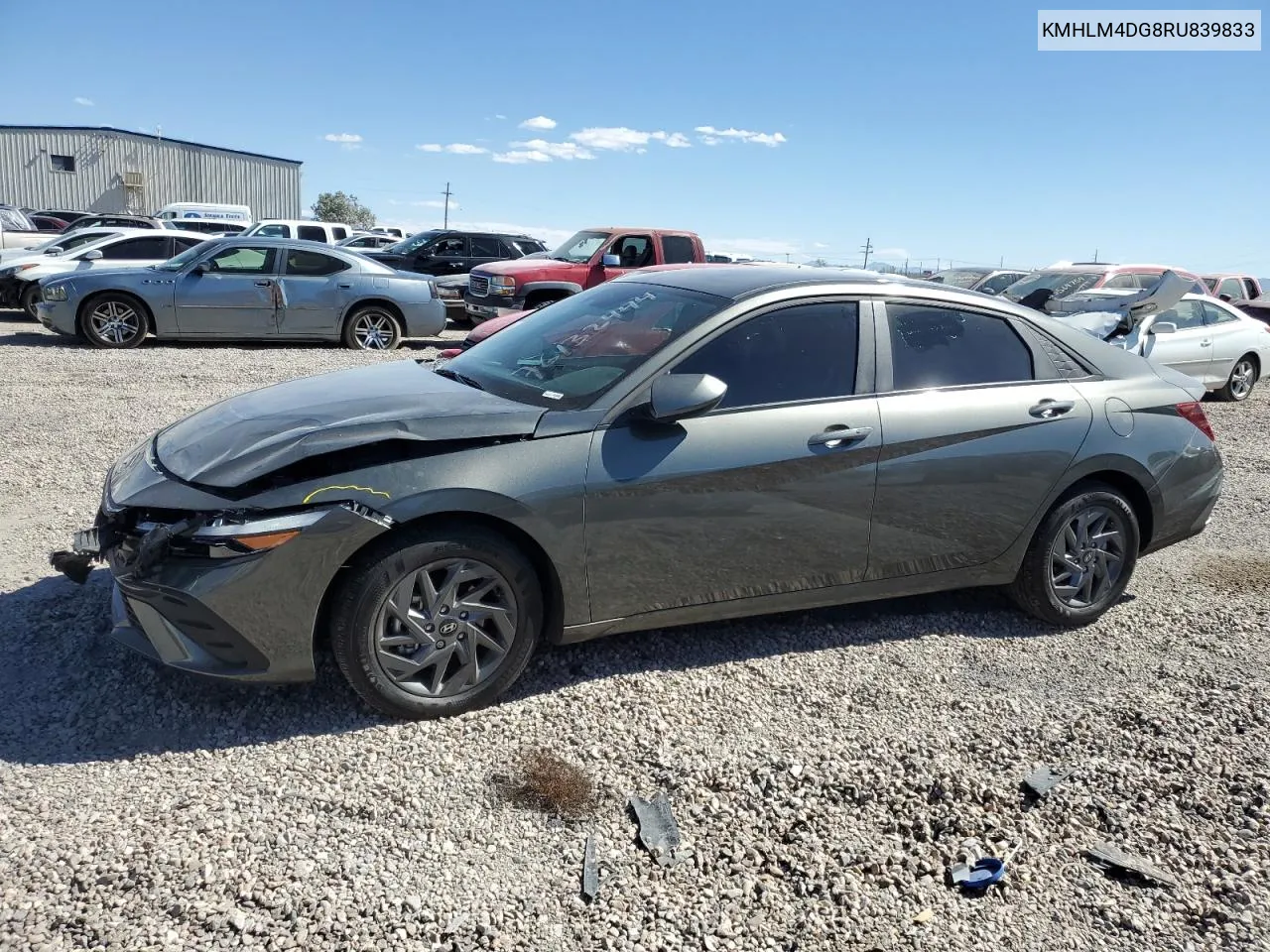 2024 Hyundai Elantra Sel VIN: KMHLM4DG8RU839833 Lot: 76132444