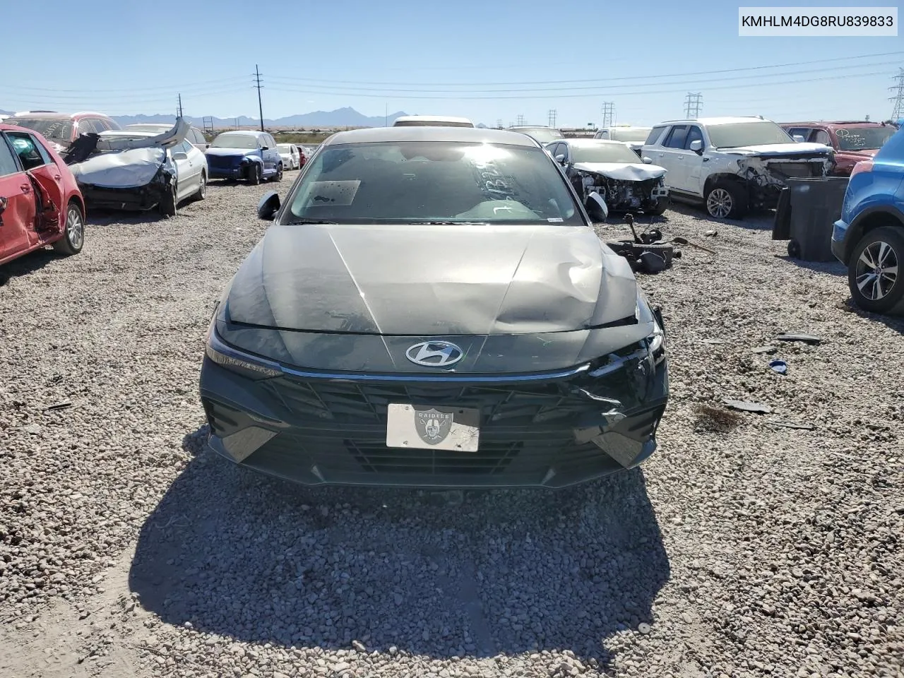 2024 Hyundai Elantra Sel VIN: KMHLM4DG8RU839833 Lot: 76132444