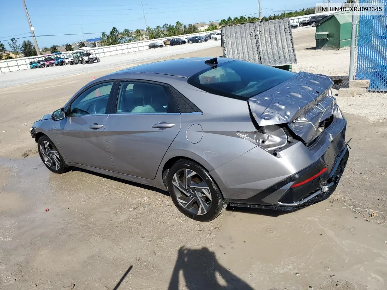 2024 Hyundai Elantra Limited VIN: KMHLN4DJXRU093345 Lot: 76288104