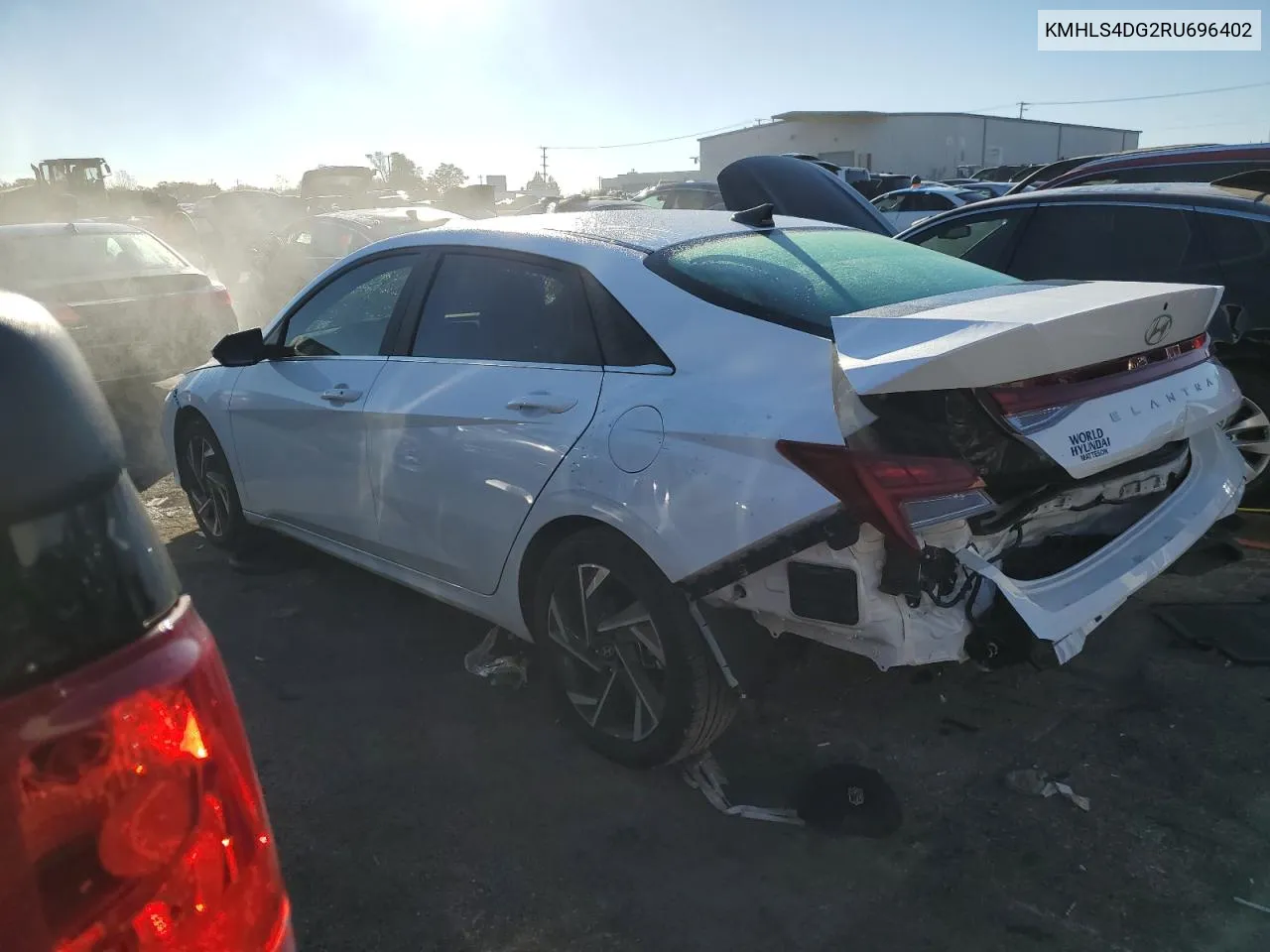 KMHLS4DG2RU696402 2024 Hyundai Elantra Sel