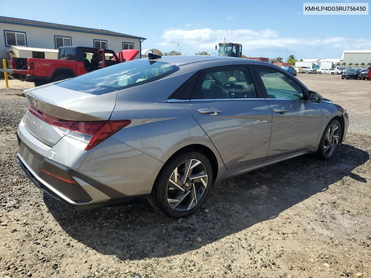 2024 Hyundai Elantra Limited VIN: KMHLP4DG5RU756450 Lot: 76359404