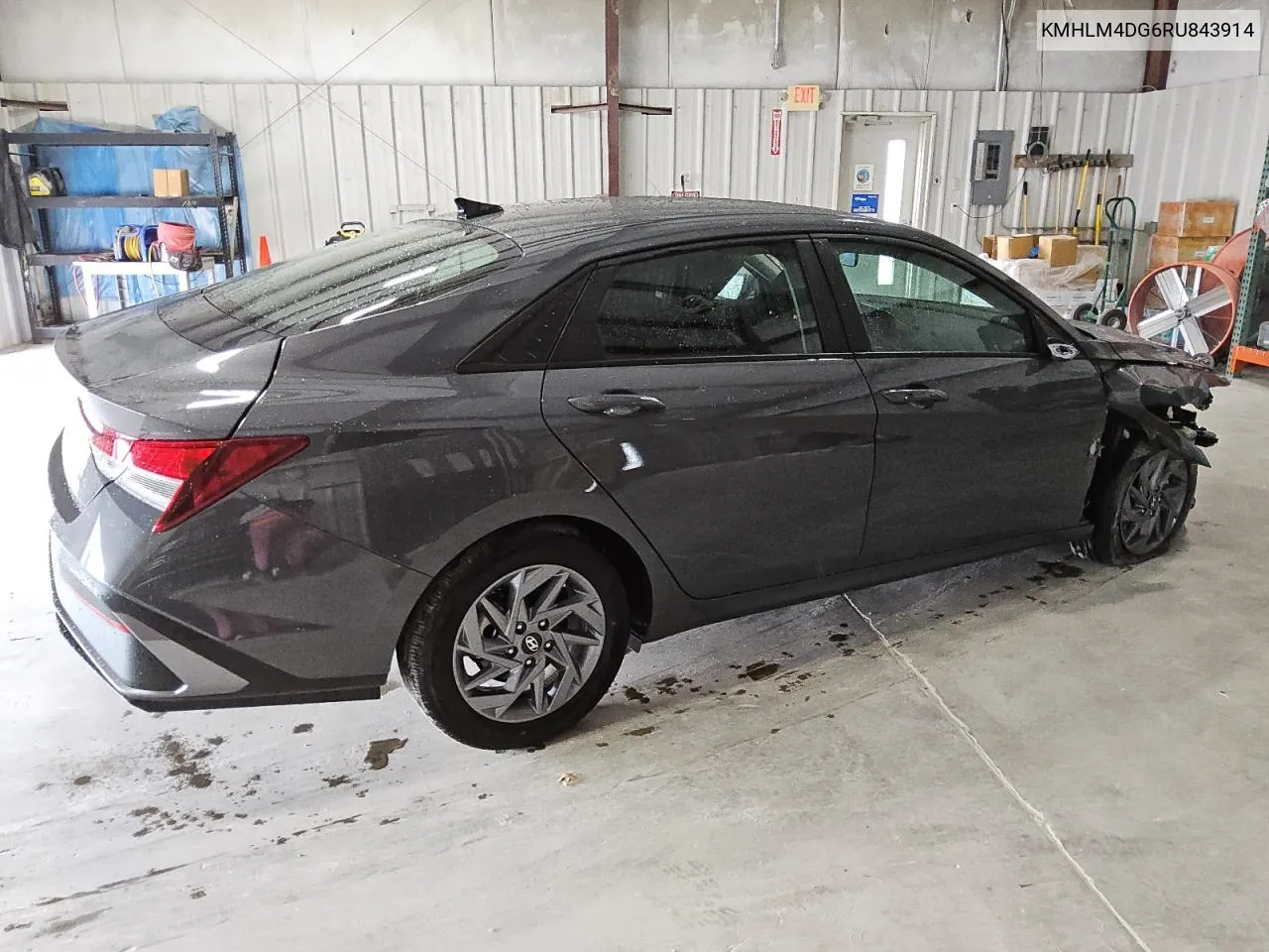 2024 Hyundai Elantra Sel VIN: KMHLM4DG6RU843914 Lot: 76455414