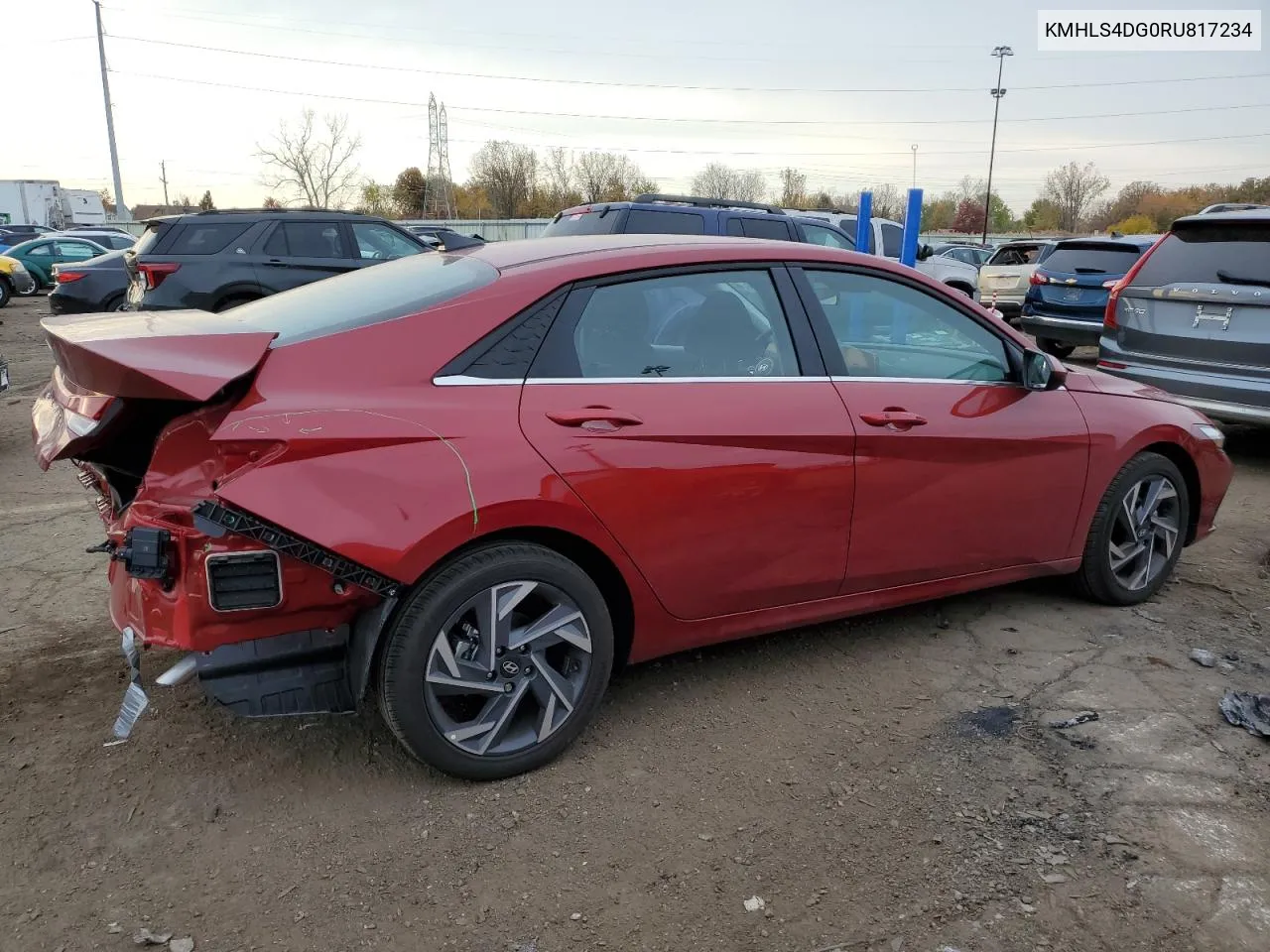 2024 Hyundai Elantra Sel VIN: KMHLS4DG0RU817234 Lot: 76963464