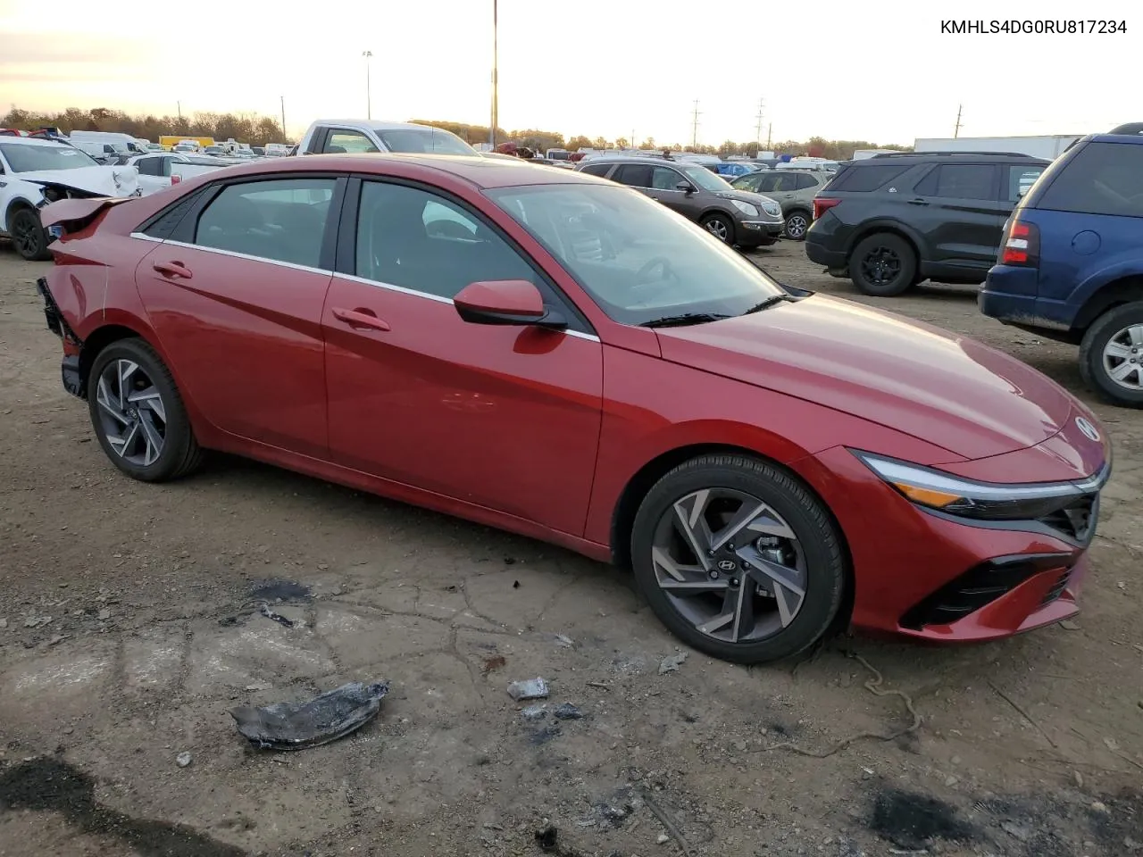 2024 Hyundai Elantra Sel VIN: KMHLS4DG0RU817234 Lot: 76963464