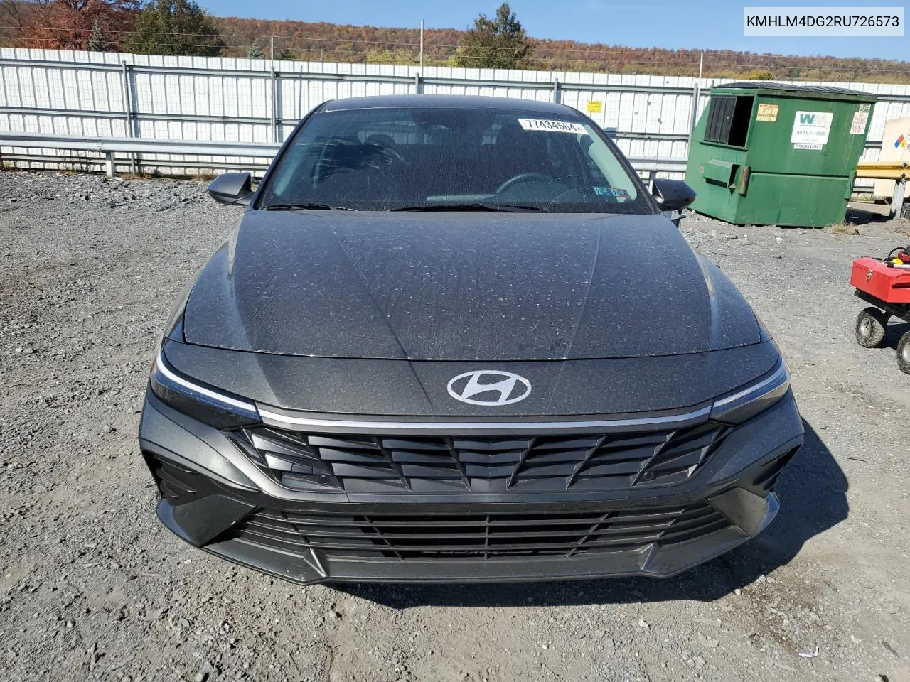 2024 Hyundai Elantra Sel VIN: KMHLM4DG2RU726573 Lot: 77434564