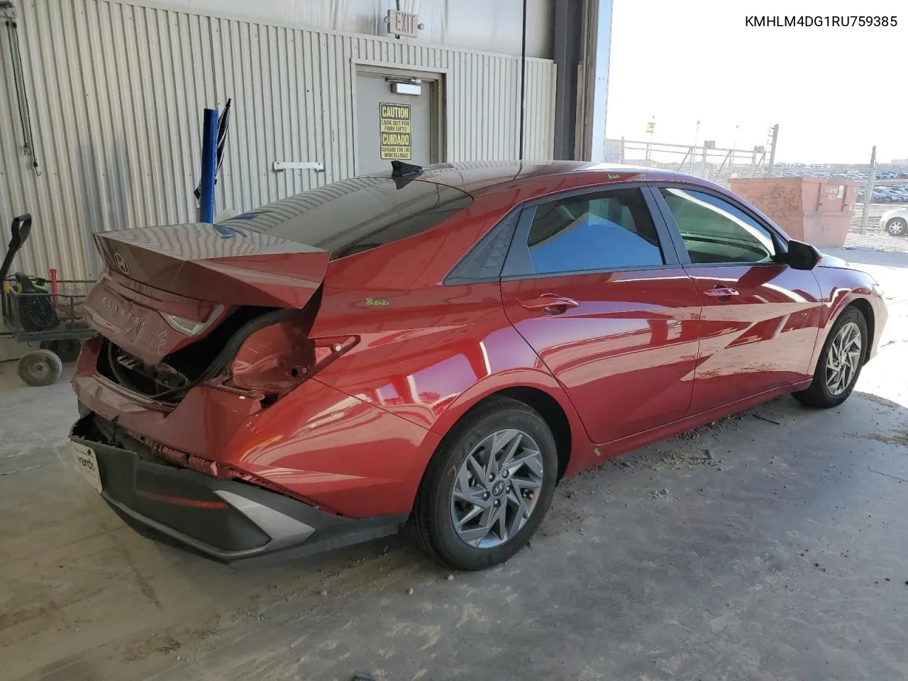 2024 Hyundai Elantra Sel VIN: KMHLM4DG1RU759385 Lot: 81840474