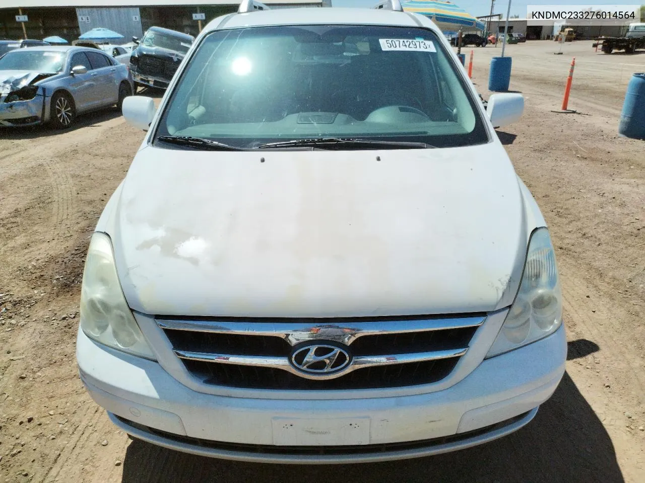 2007 Hyundai Entourage Gls VIN: KNDMC233276014564 Lot: 50742973