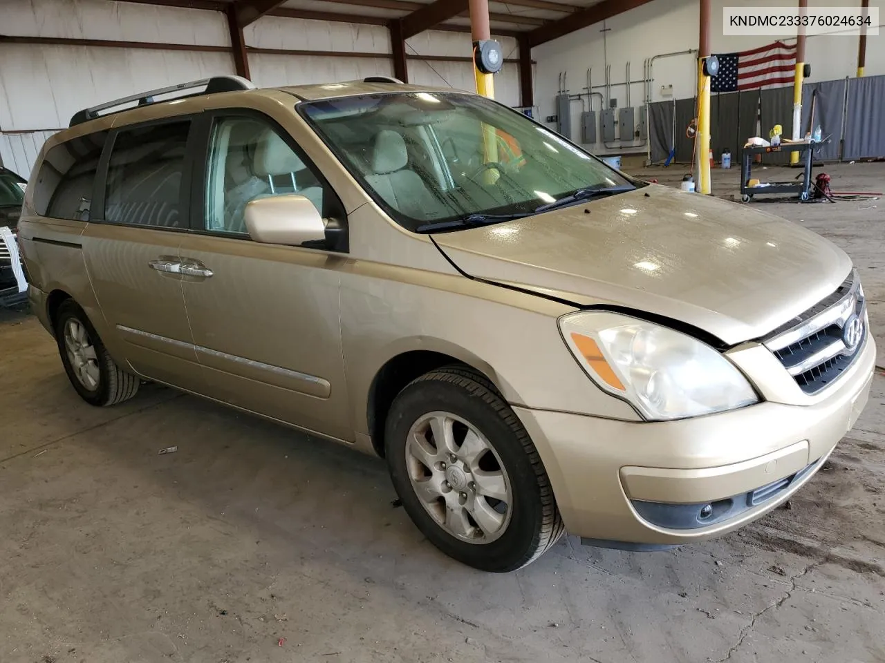 2007 Hyundai Entourage Gls VIN: KNDMC233376024634 Lot: 75277324