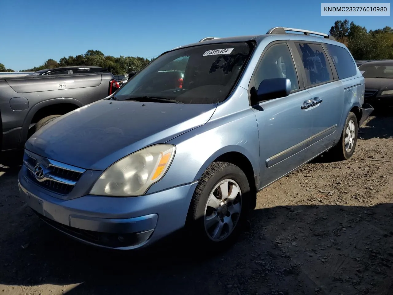 2007 Hyundai Entourage Gls VIN: KNDMC233776010980 Lot: 75398484