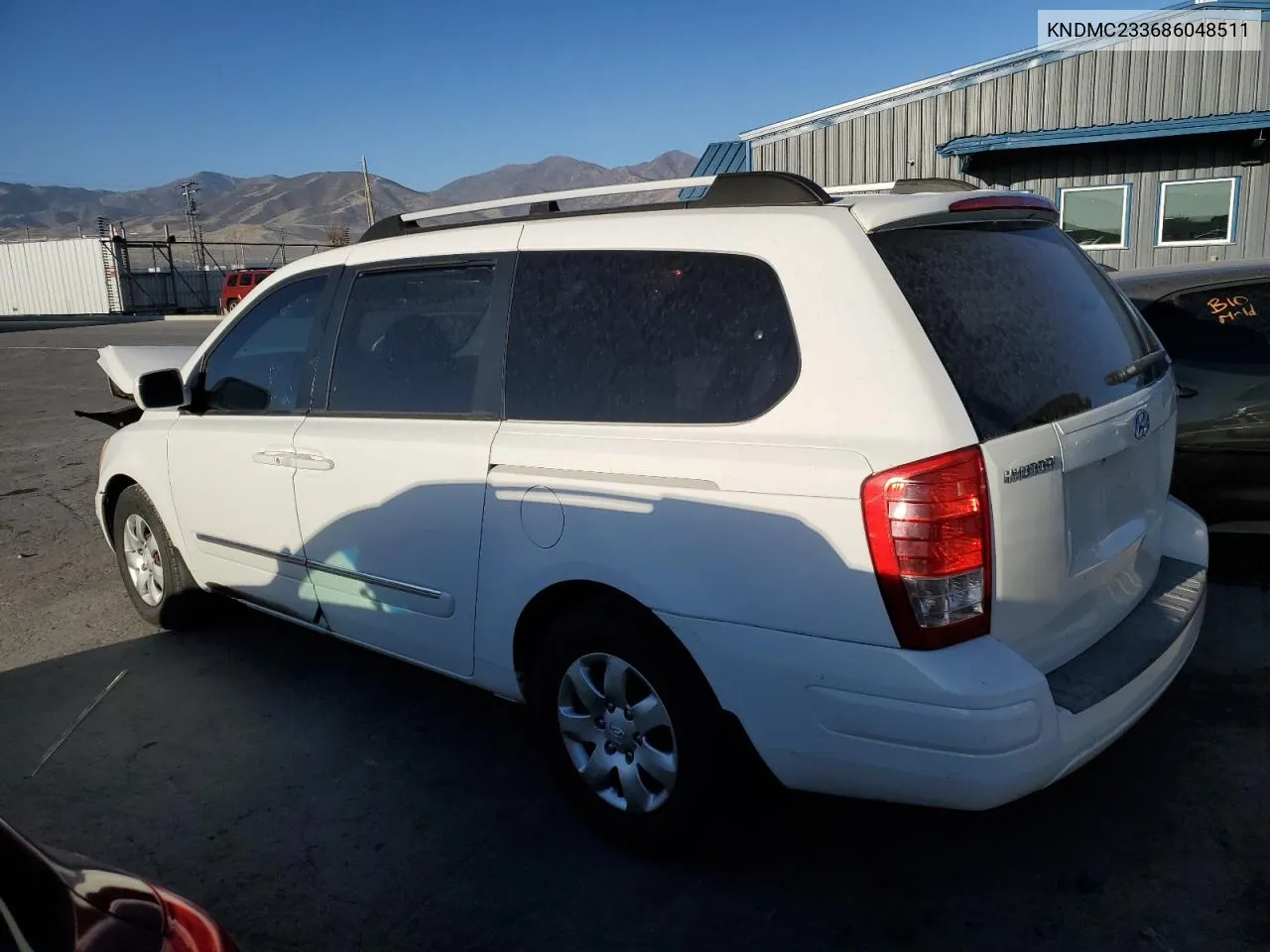 2008 Hyundai Entourage Gls VIN: KNDMC233686048511 Lot: 73341994