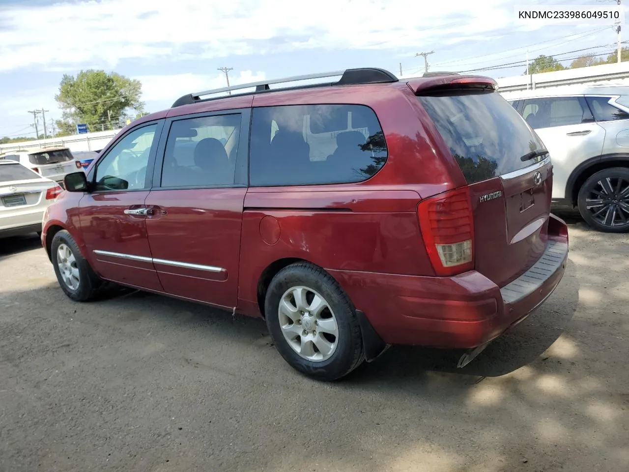 2008 Hyundai Entourage Gls VIN: KNDMC233986049510 Lot: 75943644