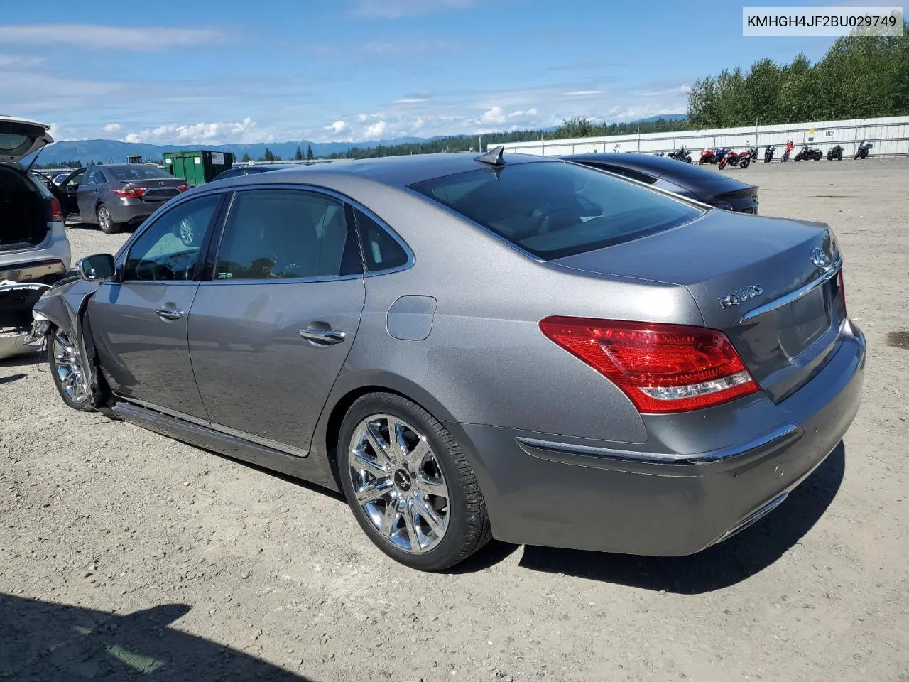 2011 Hyundai Equus Signature VIN: KMHGH4JF2BU029749 Lot: 61625244