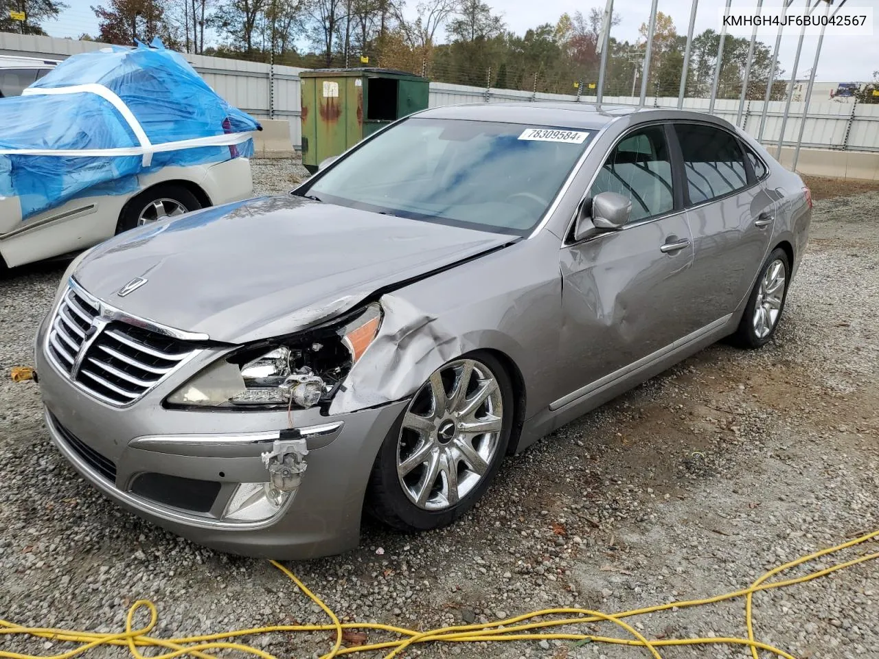 2011 Hyundai Equus Signature VIN: KMHGH4JF6BU042567 Lot: 78309584