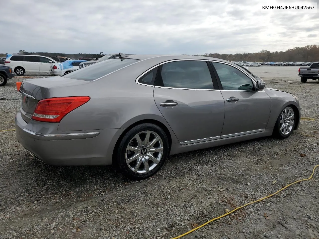 2011 Hyundai Equus Signature VIN: KMHGH4JF6BU042567 Lot: 78309584