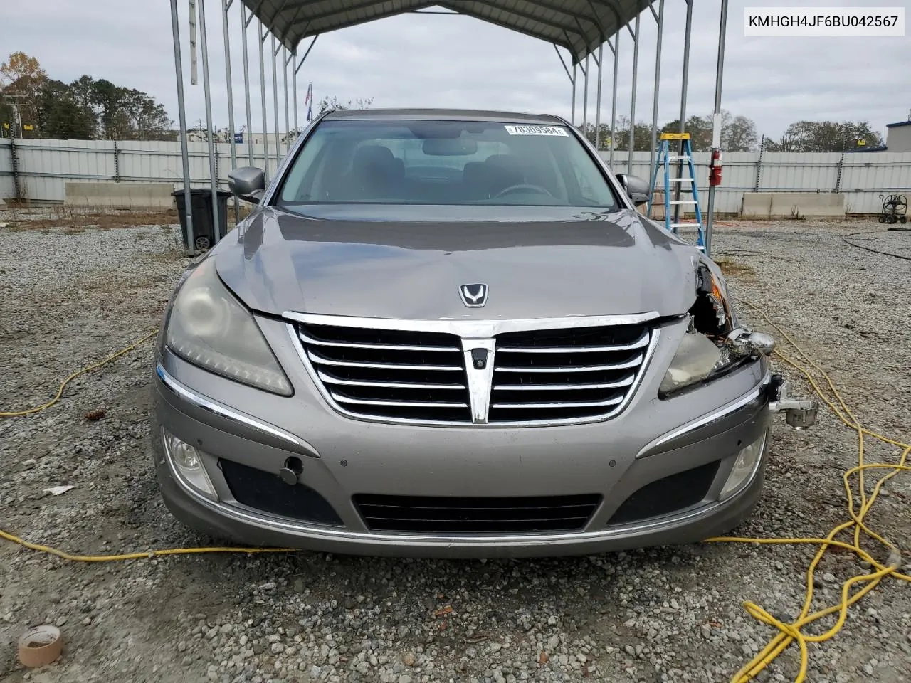 2011 Hyundai Equus Signature VIN: KMHGH4JF6BU042567 Lot: 78309584