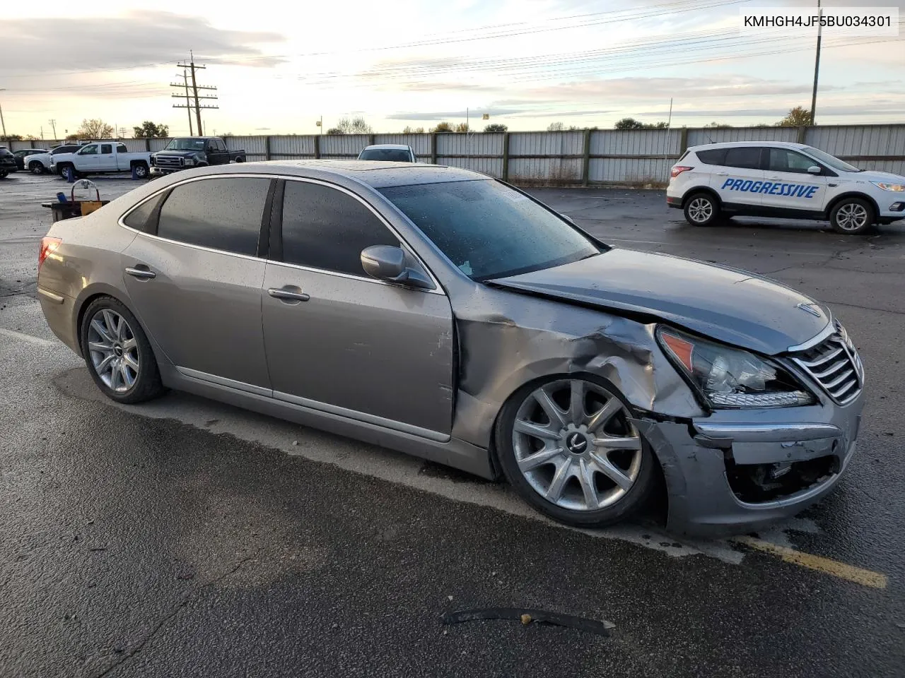 2011 Hyundai Equus Signature VIN: KMHGH4JF5BU034301 Lot: 78880834