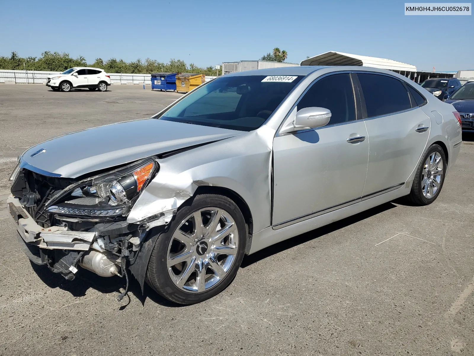 2012 Hyundai Equus Signature VIN: KMHGH4JH6CU052678 Lot: 68036914