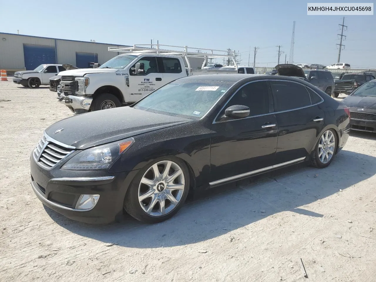 KMHGH4JHXCU045698 2012 Hyundai Equus Signature