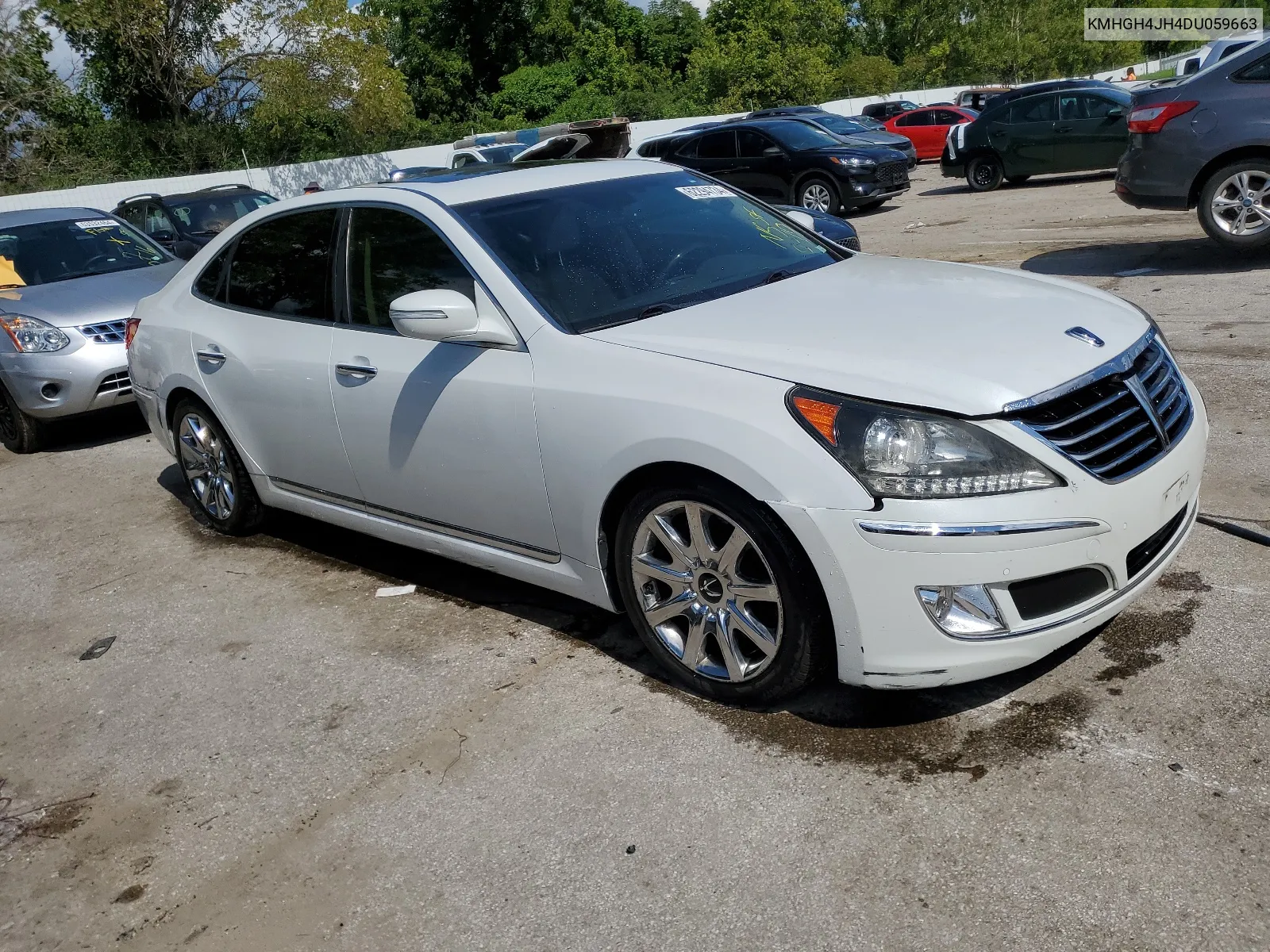 KMHGH4JH4DU059663 2013 Hyundai Equus Signature