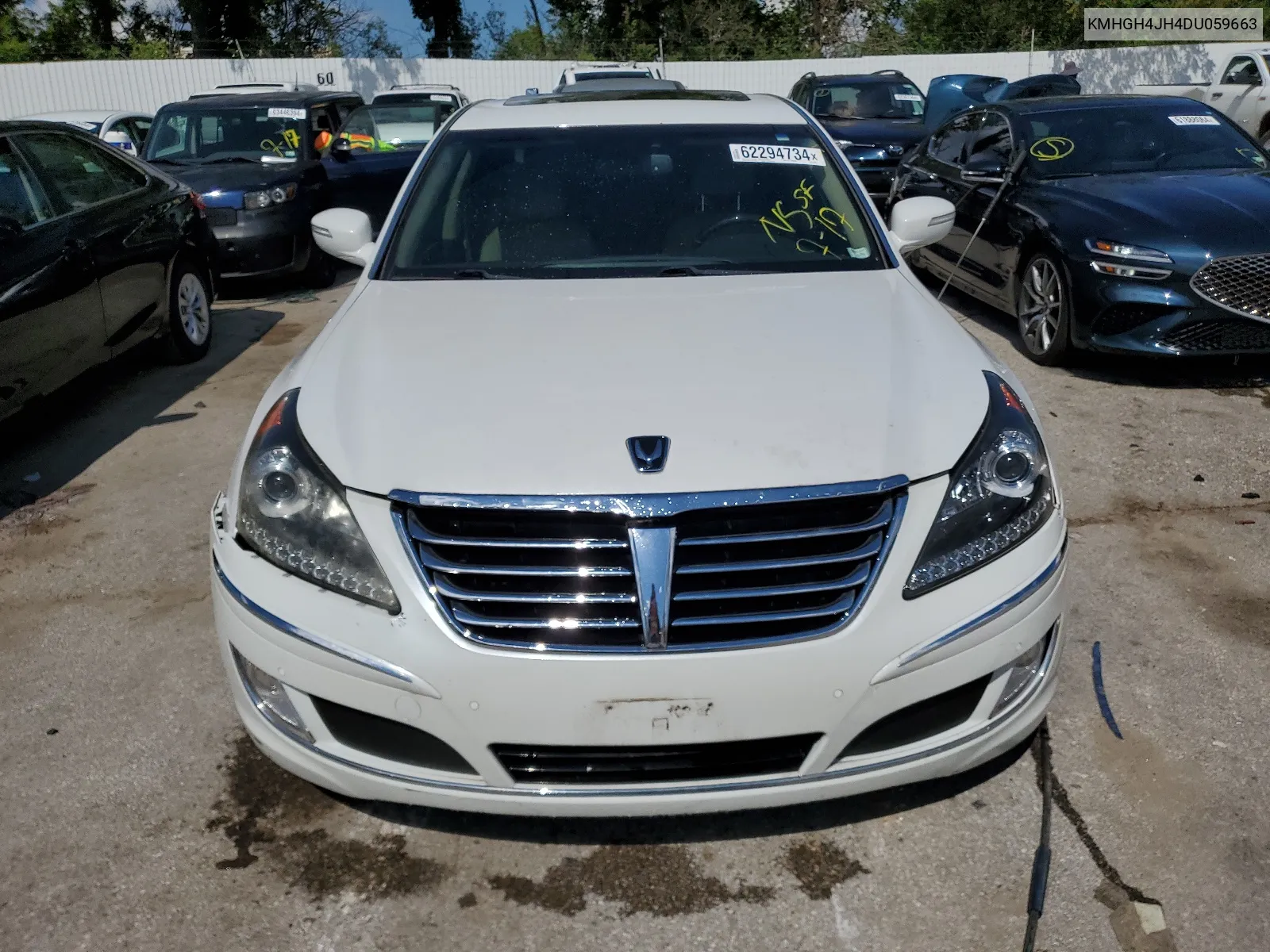 KMHGH4JH4DU059663 2013 Hyundai Equus Signature