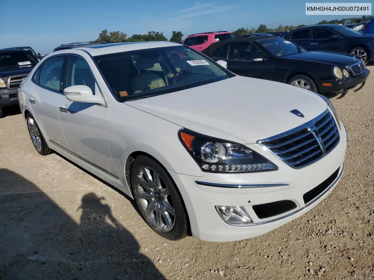 2013 Hyundai Equus Signature VIN: KMHGH4JH0DU072491 Lot: 74056394