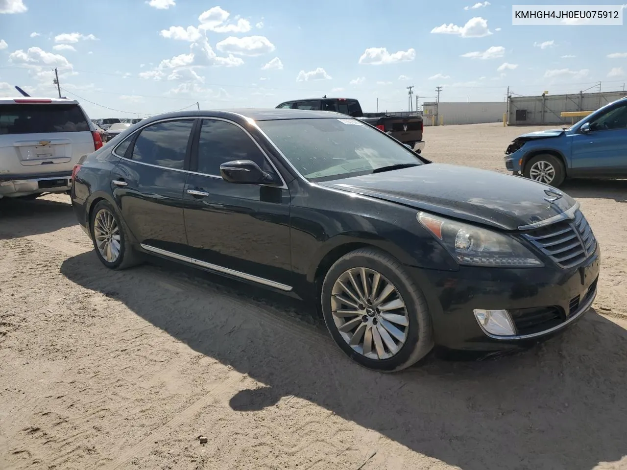 KMHGH4JH0EU075912 2014 Hyundai Equus Signature