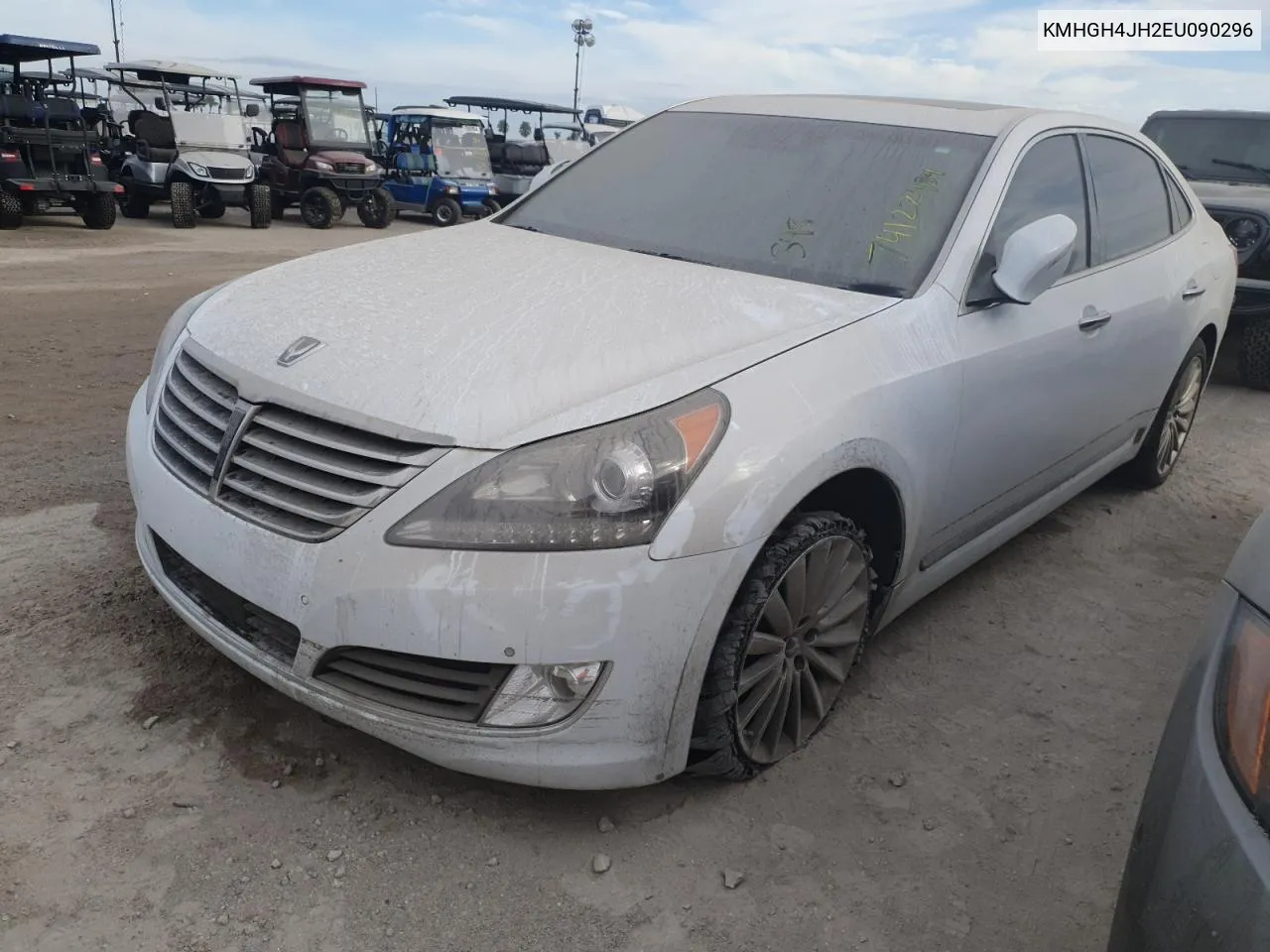 2014 Hyundai Equus Signature VIN: KMHGH4JH2EU090296 Lot: 74122484