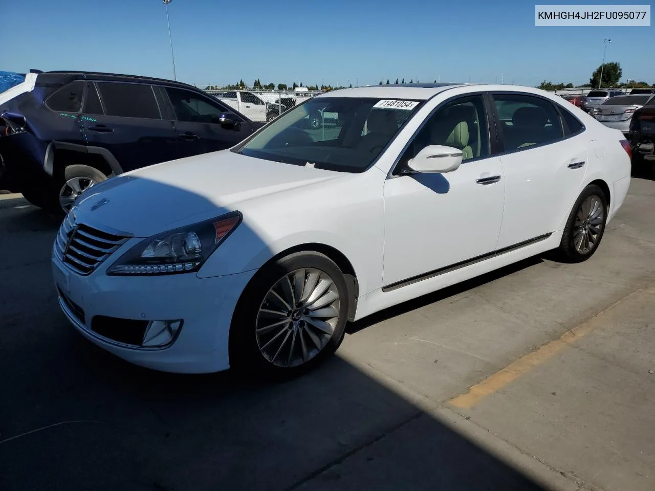 KMHGH4JH2FU095077 2015 Hyundai Equus Signature