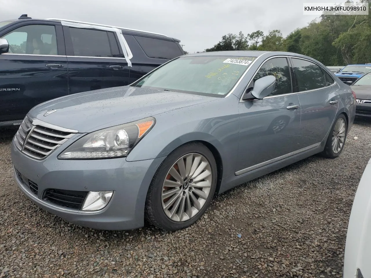 KMHGH4JHXFU098910 2015 Hyundai Equus Signature