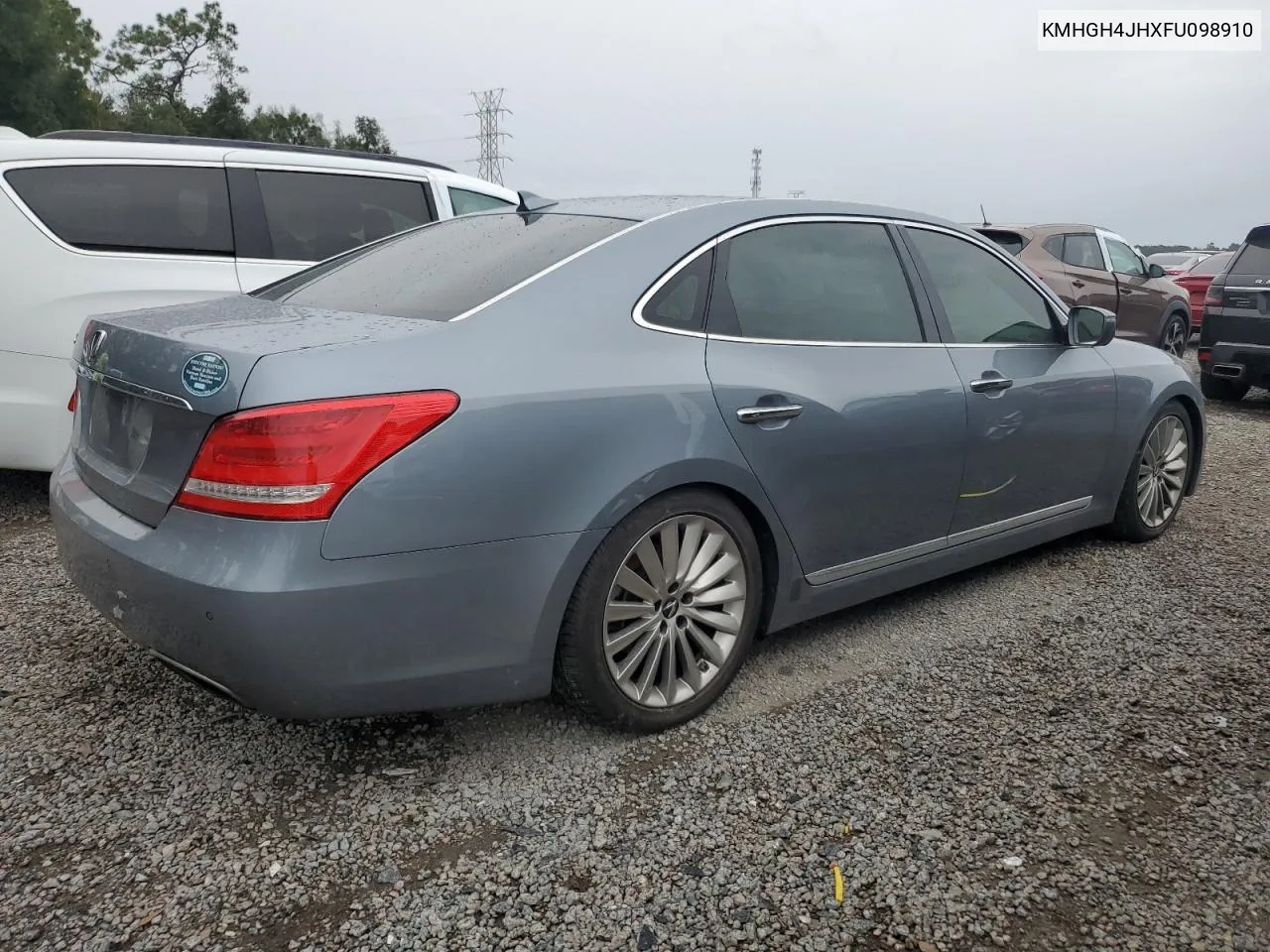 KMHGH4JHXFU098910 2015 Hyundai Equus Signature