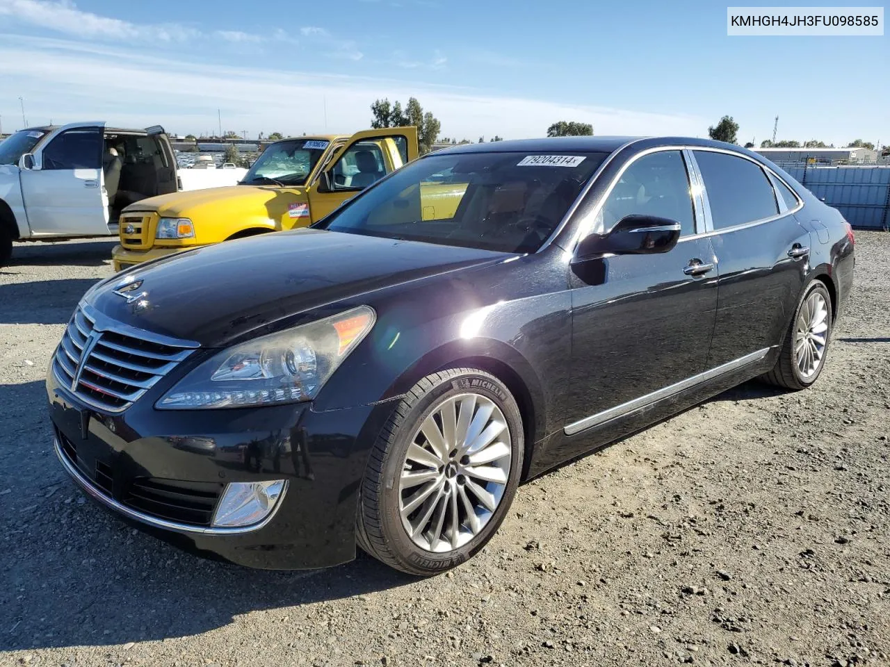 2015 Hyundai Equus Signature VIN: KMHGH4JH3FU098585 Lot: 79204314