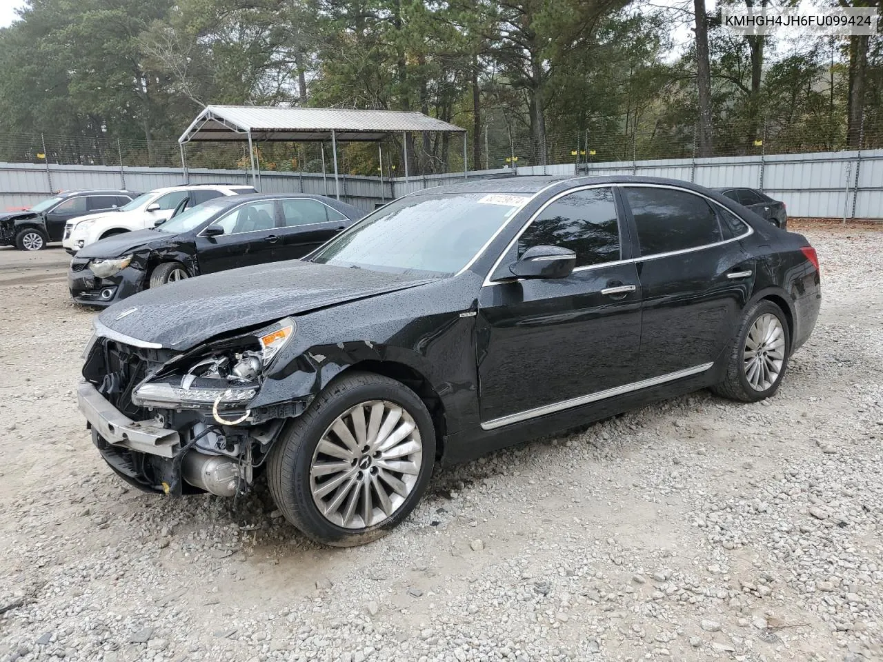 2015 Hyundai Equus Signature VIN: KMHGH4JH6FU099424 Lot: 80129674