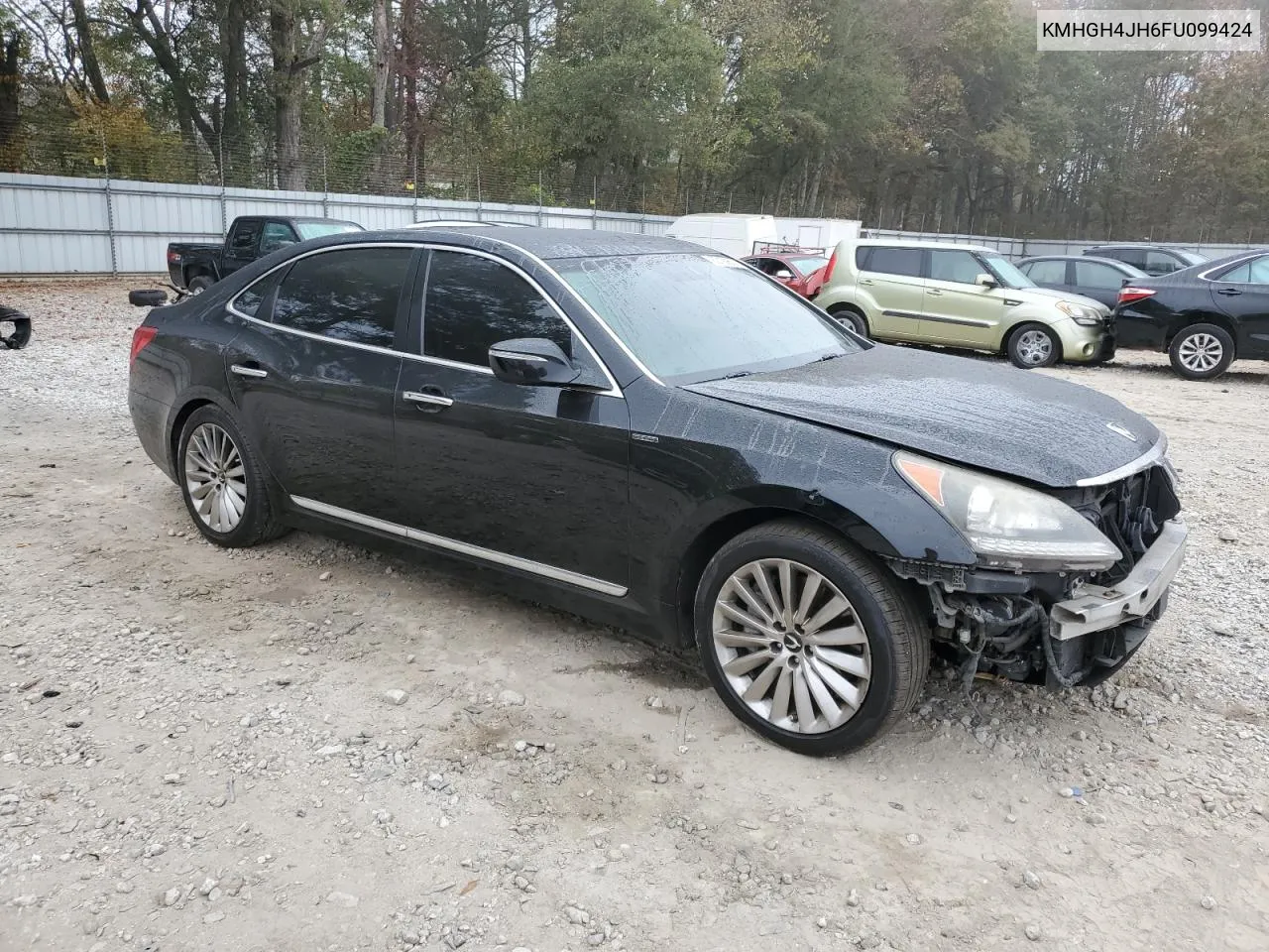 2015 Hyundai Equus Signature VIN: KMHGH4JH6FU099424 Lot: 80129674