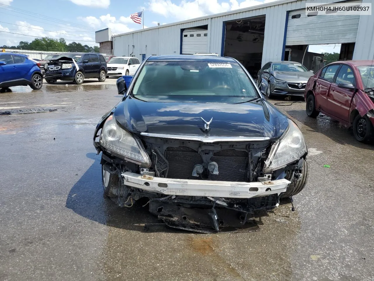 KMHGH4JH6GU102937 2016 Hyundai Equus Signature