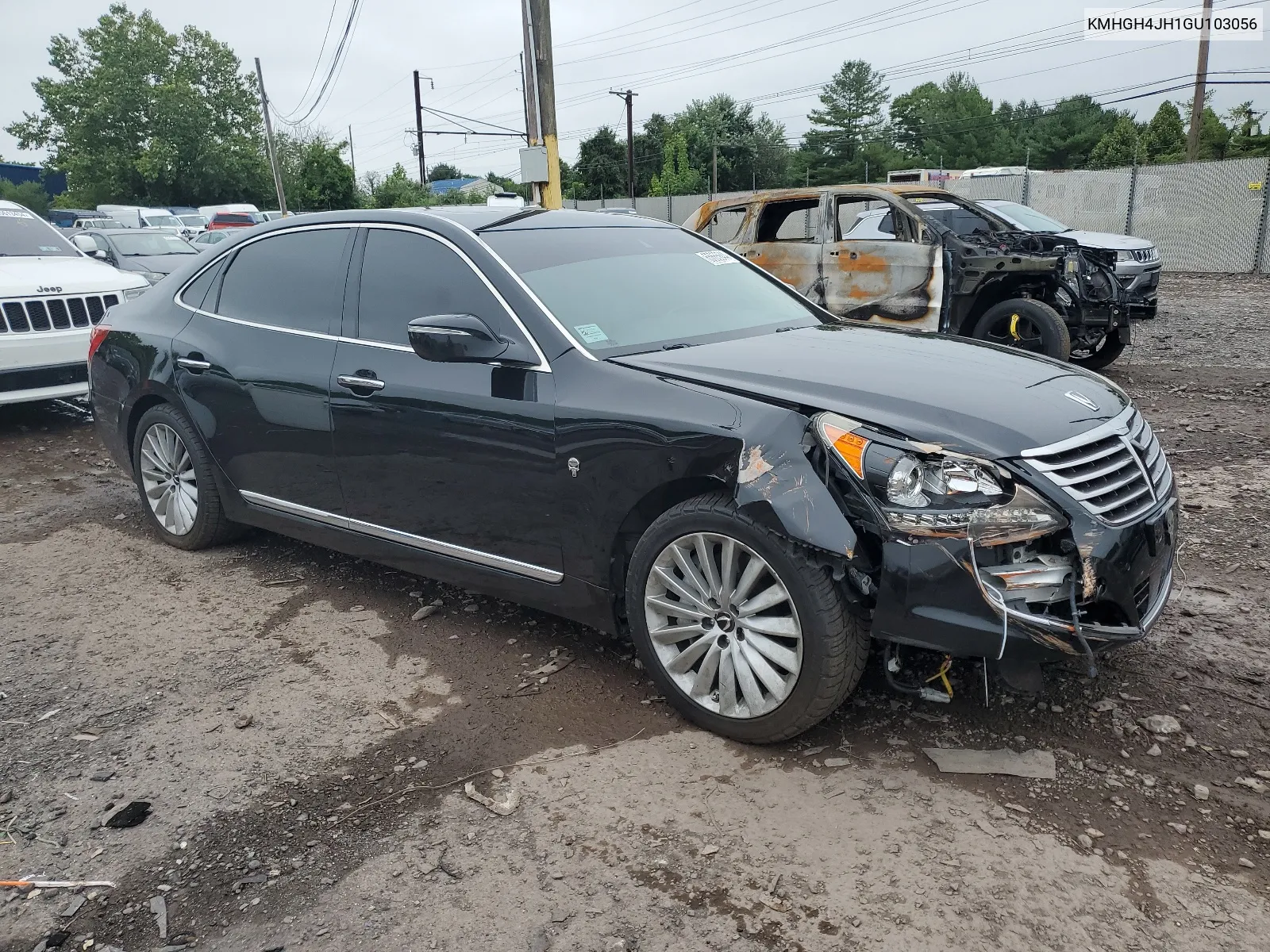 2016 Hyundai Equus Signature VIN: KMHGH4JH1GU103056 Lot: 65665644