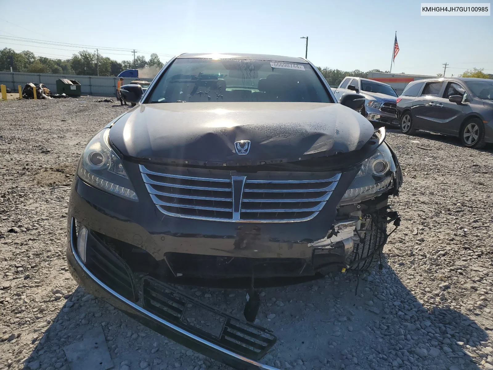 2016 Hyundai Equus Signature VIN: KMHGH4JH7GU100985 Lot: 66690744