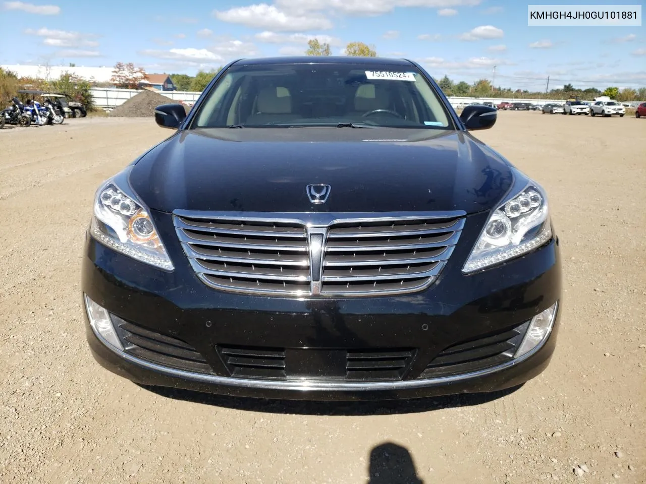 2016 Hyundai Equus Signature VIN: KMHGH4JH0GU101881 Lot: 75510524