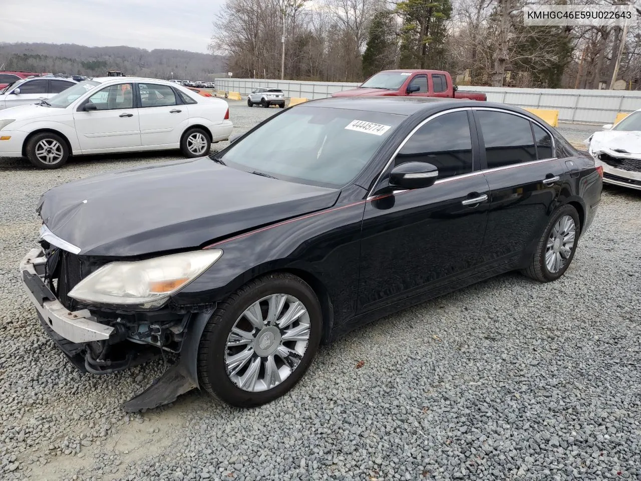 KMHGC46E59U022643 2009 Hyundai Genesis 3.8L