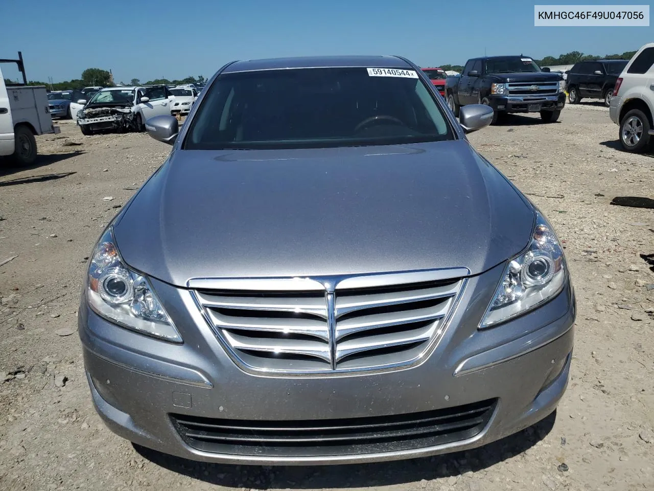 2009 Hyundai Genesis 4.6L VIN: KMHGC46F49U047056 Lot: 59140544